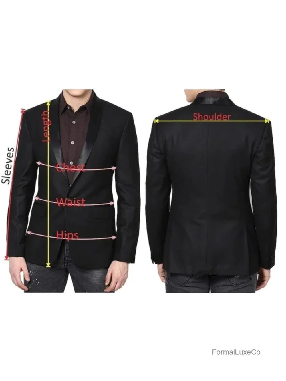 Velvet Double Breasted Smoking Jacket Men's Silk Tuxedo Blazer Dinner Party